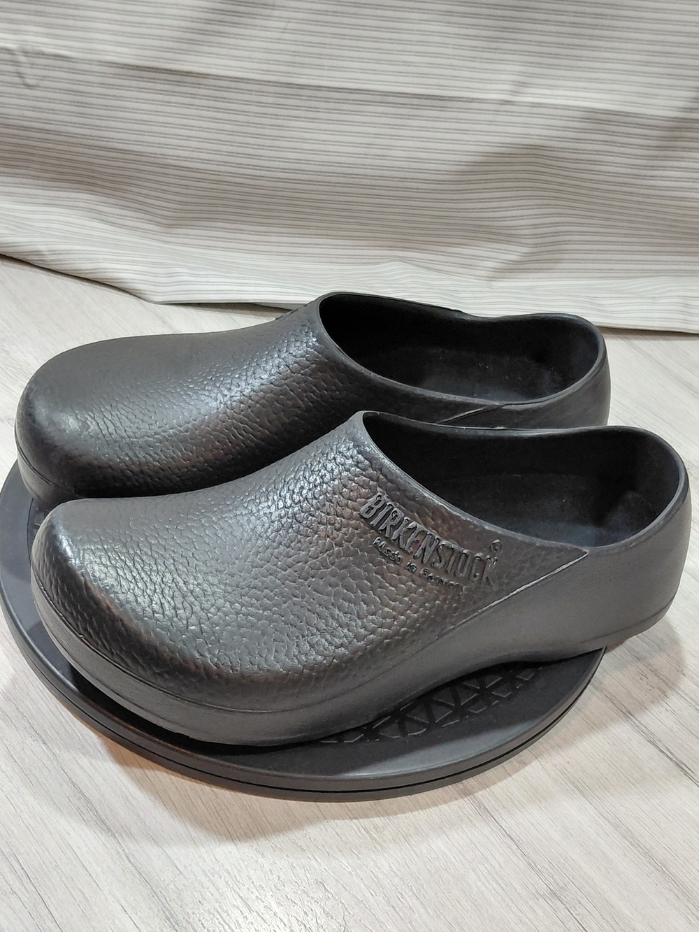 Birkenstock Profi-Birki Men’s Black Professional Grade Slip-On Poly Clog SIZE 11